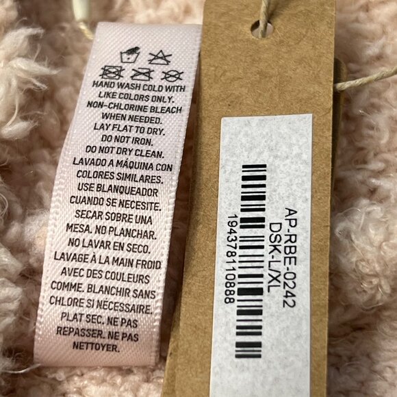 SKIMS Cozy Knit Short Robe Dusk L/XL - Picture 7 of 9